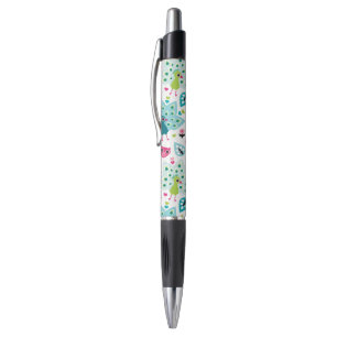 Stylo oiseau et hibou de paon