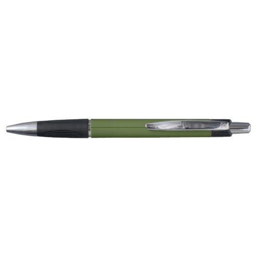 Stylo Olive foncé Vert simple moderne (Dos)