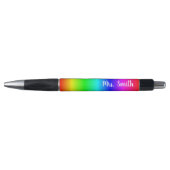 Stylo Ombre arc-en-ciel multicouleur brillant personnali (Devant)