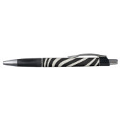 Stylo Ondes de style rétro noir et blanc (Haut)