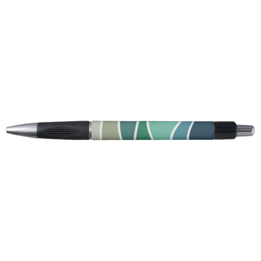 Stylo Ondes océaniques colorées (Devant)