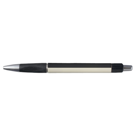 Stylo Or pâle et rayures extra larges noires (Devant)