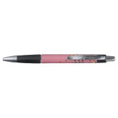 Stylo Or rose confettis noir (Dos)
