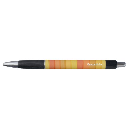 Stylo Orangé et jaune (Devant)