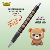 Stylo Ours en peluche, faune sauvage mignonne Bois Anima