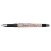 Stylo Paillettes Rose Fardé Féminin (Devant)