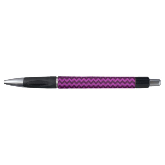 Stylo Paillettes Zig Zag Violet (Devant)
