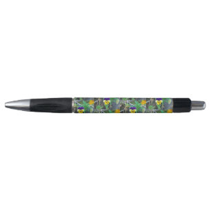 Stylo Pansy Violet et Jaune