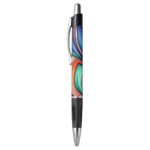 Stylo Paon abstrait
