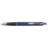 Stylo Papa Custom Date fixe marine bleu moderne (Dos)