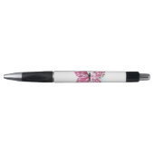 Stylo Papillon à fleurs avec Sakura rose (Devant)