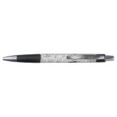 Stylo papillon avec Rose (Dos)