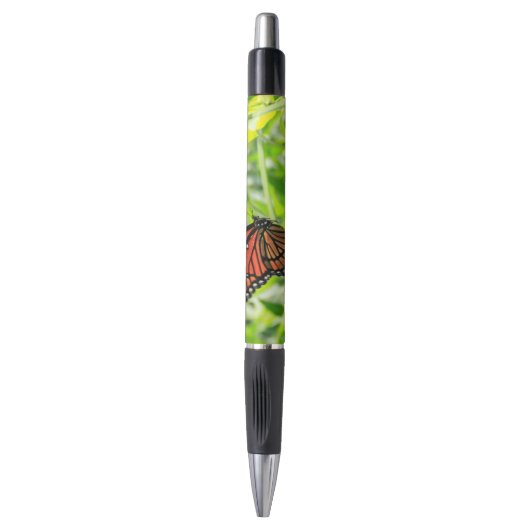 Stylo Papillon de monarque en vol (Devant (Vertical))