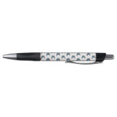 Stylo Papillons bleus sur croissant de bois (Bas)
