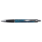 Stylo Papillons dorés sur fond bleu (Dos)