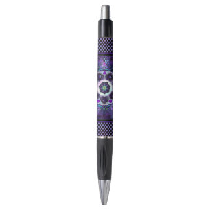 Stylo Parapluie violet & coeurs .7