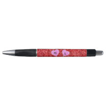 PARTIES SCINTILLANT ROSE DE COEUR ROSE
