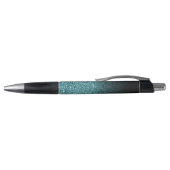 Stylo Parties scintillant Turquoise Black Ombre Faux per (Haut)