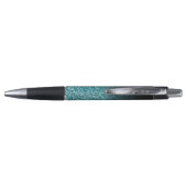 Stylo Parties scintillant Turquoise Black Ombre Faux per (Dos)