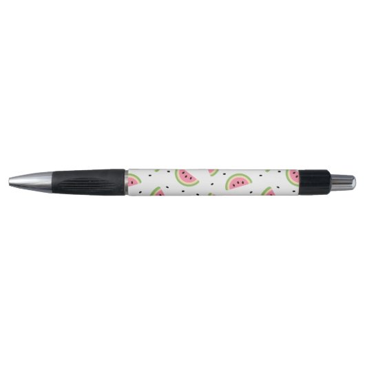 Stylo Pastèque rose, Graines de pastèque, Motif d'été (Devant)