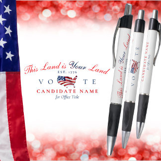 Stylo Patriotic America 250 Map This Land is Your Land