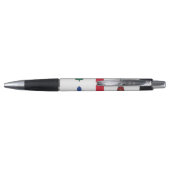 Stylo Patriotic Pen with flag of Montreal, Canada (Dos)