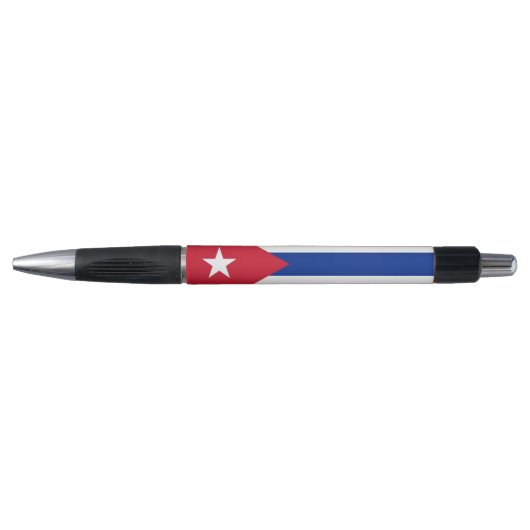 Stylo patriotique avec drapeau de Cuba (Devant)