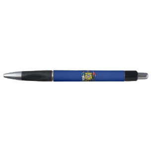 Stylo patriotique avec drapeau de l'État du Wiscon