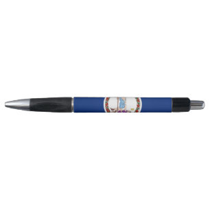 Stylo patriotique avec drapeau de Virginia State,