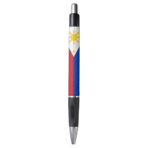 Stylo patriotique avec drapeau des Philippines