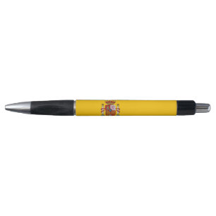 Stylo patriotique avec drapeau d'Espagne
