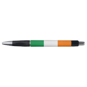 Stylo patriotique avec drapeau d'Irlande