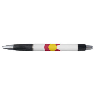 Stylo patriotique avec le drapeau du Colorado,
