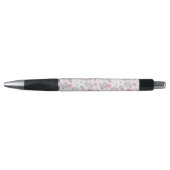 Stylo Pattern of Elephants, Cute Elephants - Pink Gray (Devant)