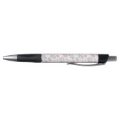 Stylo Pattern of Elephants, Cute Elephants - Pink Gray (Bas)