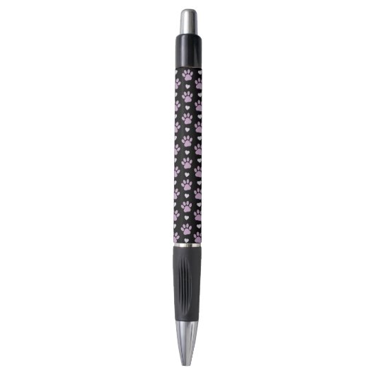 Stylo Pattern of paws, Dog paws, Lilac paws, Hearts (Devant (Vertical))