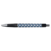 Stylo Pattern of paws, Dog paws, White paws, Blue Hearts (Devant)