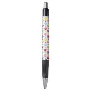 Stylo Paws colorés, Motif Paw, Paws de chien, Empreintes