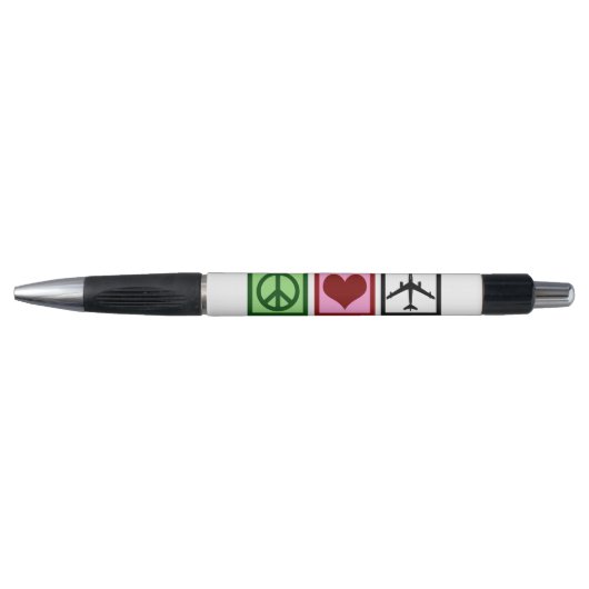 Stylo Peace Love - Avion (Devant)