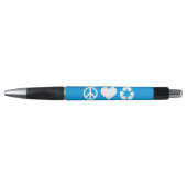 Stylo Peace Love Recycle (Devant)