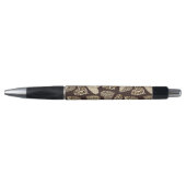 Stylo Peau d'animal avec des coeurs (Devant)