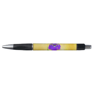 Stylo Peinture Iris à pois pourpre - Chien original mign