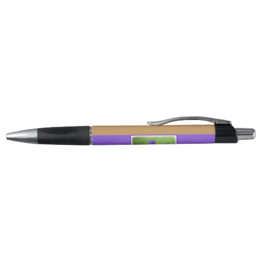 Stylo Peinture Iris Violet - Art Fleur Originale (Haut)