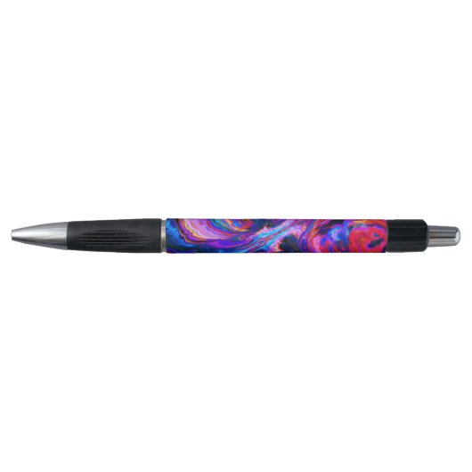 Stylo Peintures à teintes pourpres modernes (Devant)