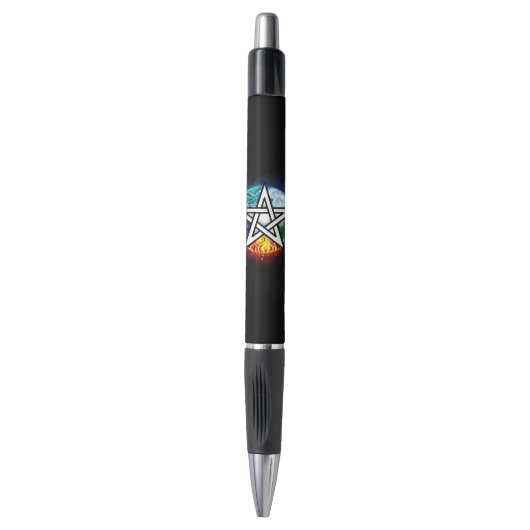Stylo pentagramme du Wiccan (Devant (Vertical))