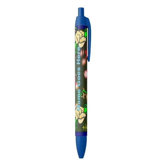 Stylo personnalisé de symbole de maths (Bas (Vertical))