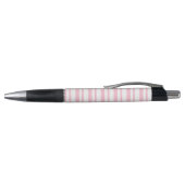 Stylo personnalisé rayure rose (Haut)