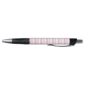 Stylo personnalisé rayure rose (Bas)