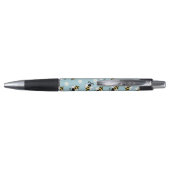Stylo Petites abeilles mignonnes et fleurs marguerites m (Dos)