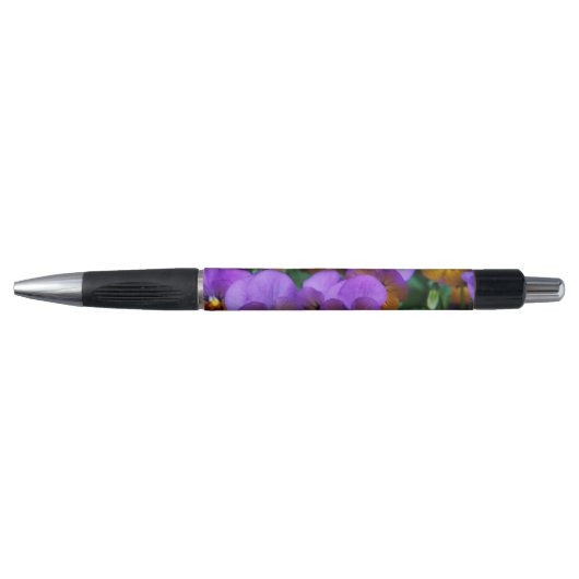 Stylo Photo de pensées violettes (Devant)